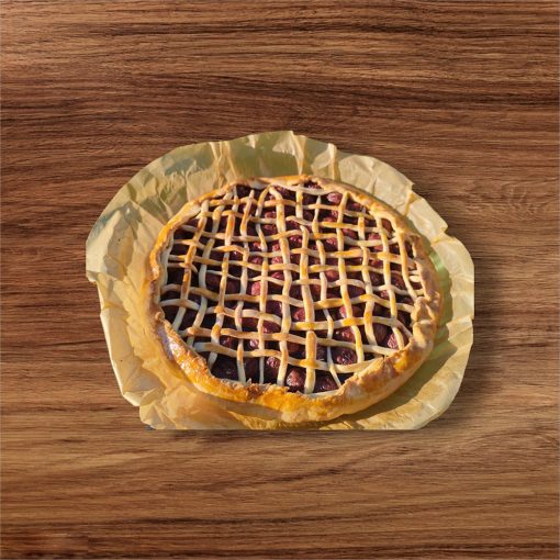 Meggyes rácsos pite
